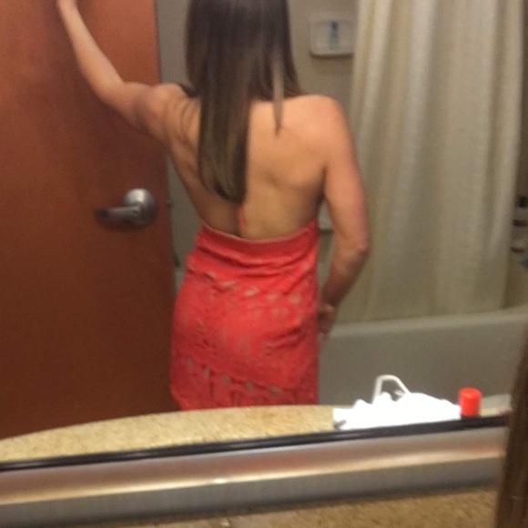 Halter dress coral - Picture 6 of 6